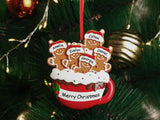 Personalized Gingerbread Christmas Ornament 2024, Custom Resin Family Ornament, Custom Christmas Gift,Personalized Xmas Gift,Christmas Decor