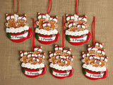 Personalized Gingerbread Christmas Ornament 2024, Custom Resin Family Ornament, Custom Christmas Gift,Personalized Xmas Gift,Christmas Decor