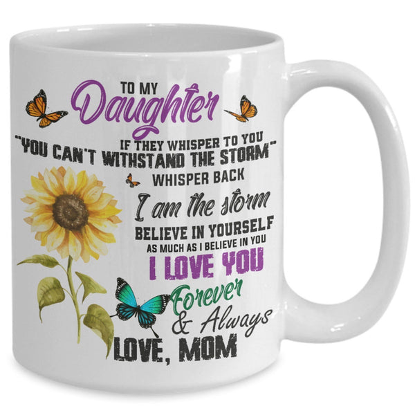 To My Granddaughter Coffee Mug - Customizable Mug with Name - Perfect Gift for Granddaughter, Daughter