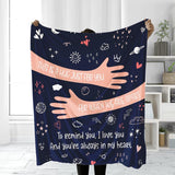 Sending a Hug Blanket, Thinking of You Hug Blanket for Friend Sister or Mom, After Surgery Get Well Soon Gift