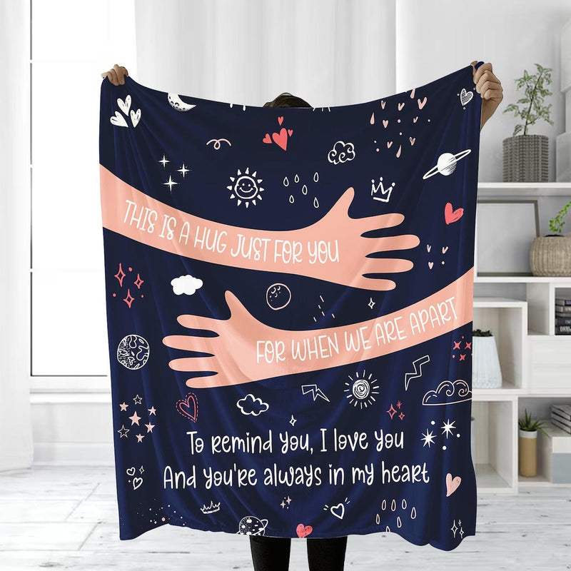 Sending a Hug Blanket, Thinking of You Hug Blanket for Friend Sister or Mom, After Surgery Get Well Soon Gift