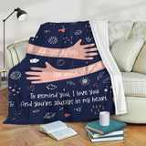 Sending a Hug Blanket, Thinking of You Hug Blanket for Friend Sister or Mom, After Surgery Get Well Soon Gift