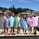 Striped Personalized Beach Towel Bath Towel Pool Towel