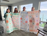 Personalized Name Towel for Beach Bath Pool, Customizable Beach Pool Bath Towel for Kids and Adults