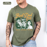 Custom Best Dad Ever Shirt with Kids Name and Photo: Retro Dad Shirt, Dad Est Shirt, New Dad Vintage Picture Tee, Fathers Day Gift from Kids