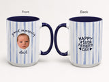Personalized Baby Face Mug for Dad, New Dad, Custom Photo Mug, First Fathers Day Gift from Baby, Best Dad Gift