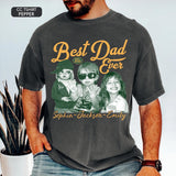 Custom Best Dad Ever Shirt with Kids Name and Photo: Retro Dad Shirt, Dad Est Shirt, New Dad Vintage Picture Tee, Fathers Day Gift from Kids