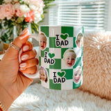 Fathers Day Mug, Custom Baby Photo Retro Mug, Personalized Father's Day Gift, First Time Dad, Dad's Birthday Presen