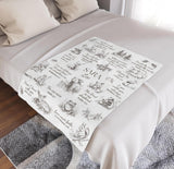 Personalized Name Blanket - Bible verse kid blanket - Christian baby gift newborn receiving blanket - Gift for Baptism - Woodland blanket - Custom Christian Nursery decor gift