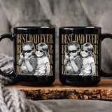 Custom Vintage Retro Photo Dad Mug, Father's Day Mug, Father's Day Gift from Kids, Childhood Photo Mug, Gift for Husband, Dad Coffee Mug