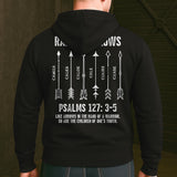 Custom Dad Raising Arrows Shirt, Personalized Fathers Day Gift For Husband, Christian Dad Kids Name Tee, Religious Papa Christian Top Gift