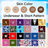 Funny Fake Underwear Beach Shorts, Custom Men's Swim Trunks, Birthday/Bachelor Party Gag Gift For Him