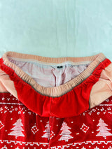 Funny Christmas Pajama Pants, Men Fake Underwear Optical Illusion, Holiday Lounge White Elephant Gag Gift