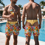 Funny Fake Underwear Beach Shorts, Custom Men's Swim Trunks, Birthday/Bachelor Party Gag Gift For Him
