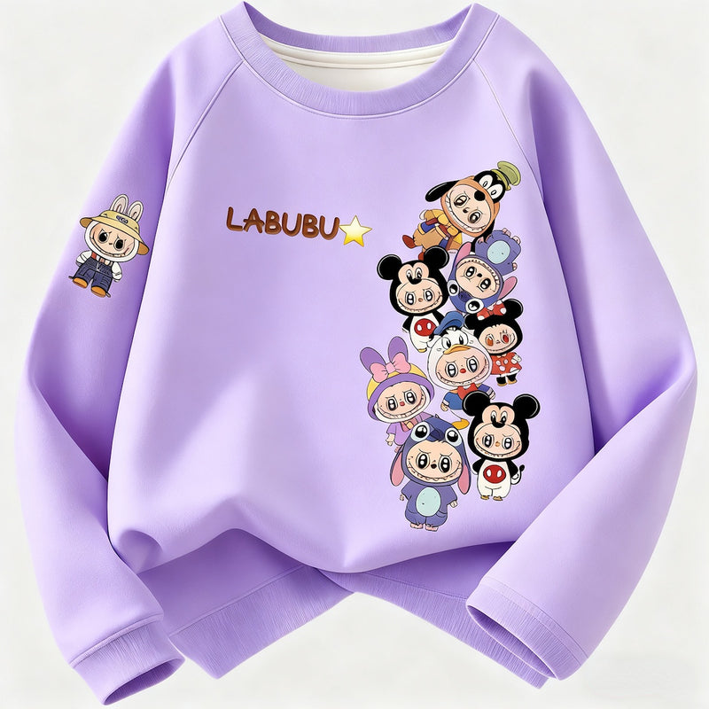 Kawaii Labu Inspired Sweatshirt - Gift For Labu Fans Harajuku Style Animal Sweatshirts Hoodies T-Shirt