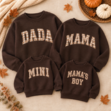 Customizable Mama & Mama's Boy Girl Matching Sweatshirts | Mom and Son Matching Crewnecks | Fall Family Sweatshirts | Matching Mommy and Son