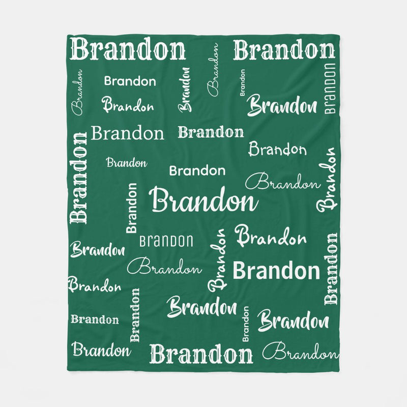 Personalized Blanket with Name for Kids and Adults