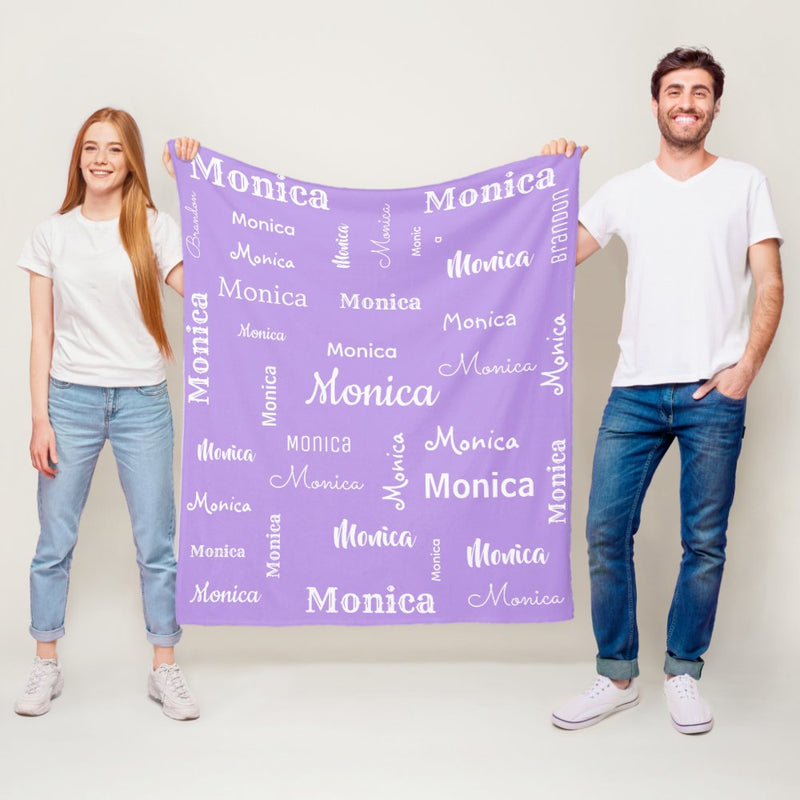 Personalized Blanket with Name for Kids and Adults