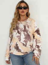 Plus Size Tie Dye Top