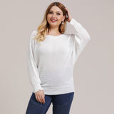 Plus Size Drop Shoulder Sweater