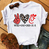 Letter & Figure Graphic T-Shirt
