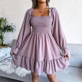 Ruffle Hem Dress