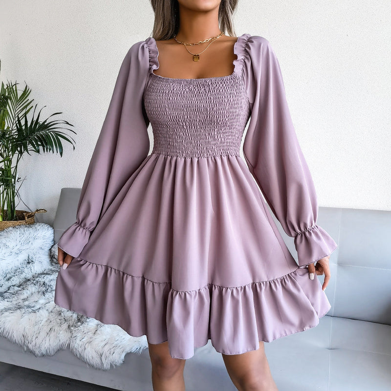 Ruffle Hem Dress
