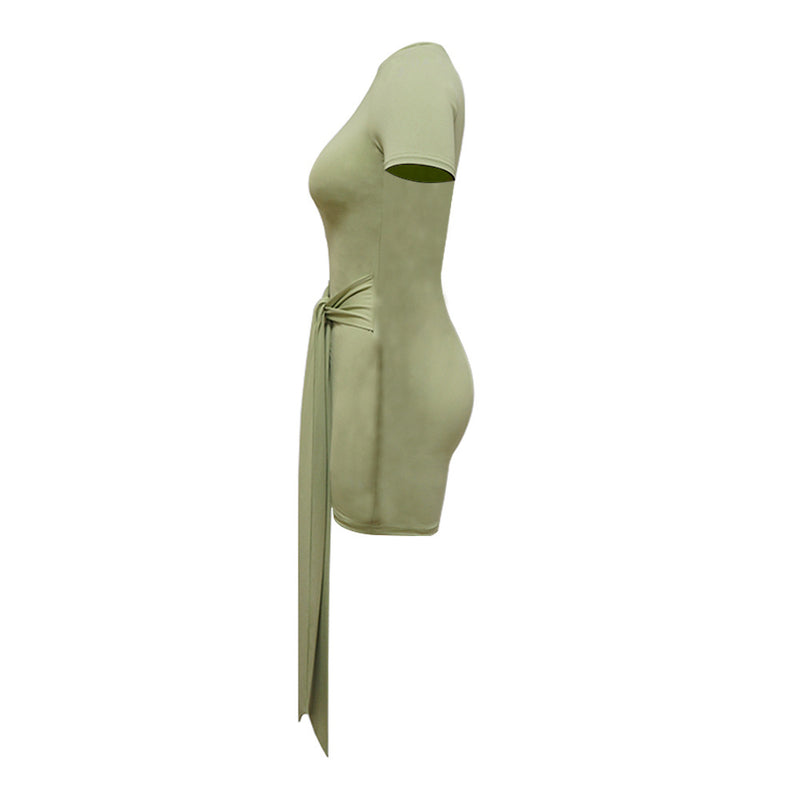 Knot Front Bodycon Dress