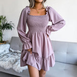 Ruffle Hem Dress