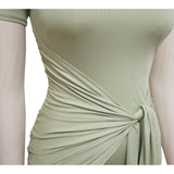 Knot Front Bodycon Dress
