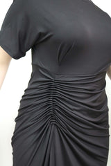 Plus Size Comfy Ruched Bodycon Dress