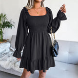 Ruffle Hem Dress