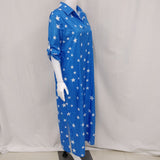 Star Print Shirt Dress