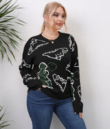 Plus Size Drop Shoulder Sweater